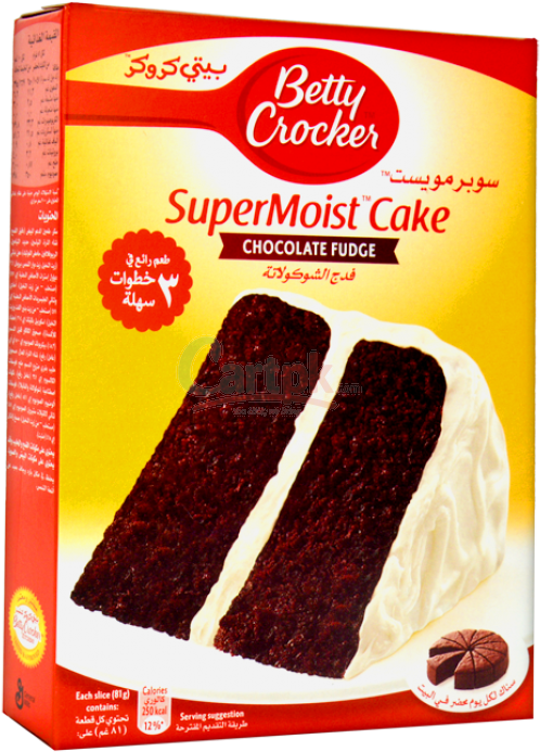 Betty Crocker Red Velvet Cake Chocolate & Vanilla Flavor - Betty Crocker Super Moist Cake Orange, 500g (860x1120), Png Download