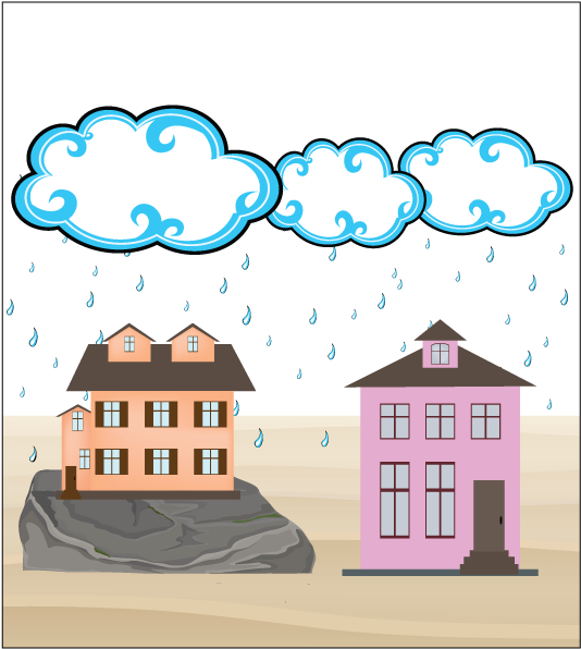 Ctr A Lesson 36 I Am Wise When I Choose The Right - Lds Wise Man And Foolish Man (612x640), Png Download