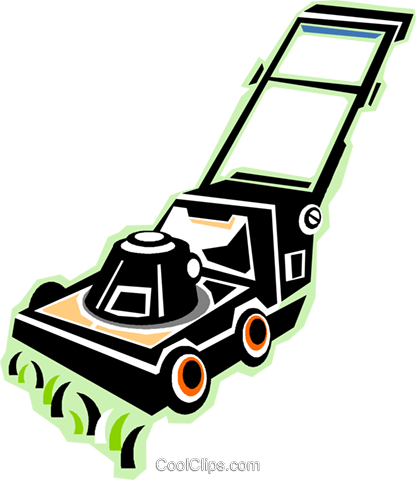 Lawn Mower Png Lawn Mower Royalty Free Vector Clip - Lawn Mower (416x480), Png Download