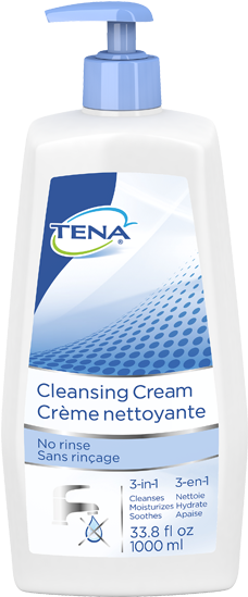 Skin-caring Cleansing Cream Pump Bottle - Tena Creme Nettoyante (700x548), Png Download