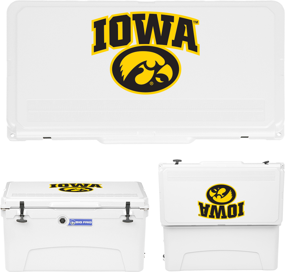 Iowa Hawkeyes Combination Cooler - Iowa Hawkeyes (1000x1000), Png Download
