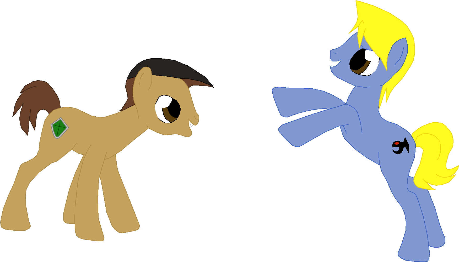Tristan And Joey Mlp Style - Cat (1911x1112), Png Download
