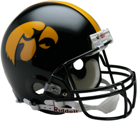 Iowa Hawkeyes Full Size Authentic Proline Ncaa Helmet - Jaguar Football Helmet (475x429), Png Download