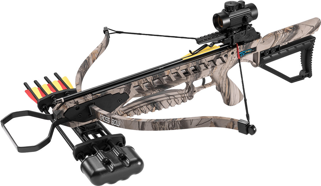 Recurve Crossbow - Mk 180 Crossbow (1200x690), Png Download