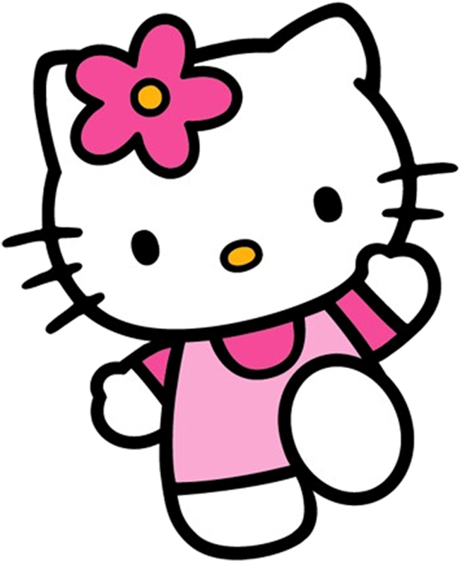 Animados Hello Kitty, Pero Detrás De Su Creación Se - Hello Kitty Background For Tarpaulin Birthday (651x800), Png Download