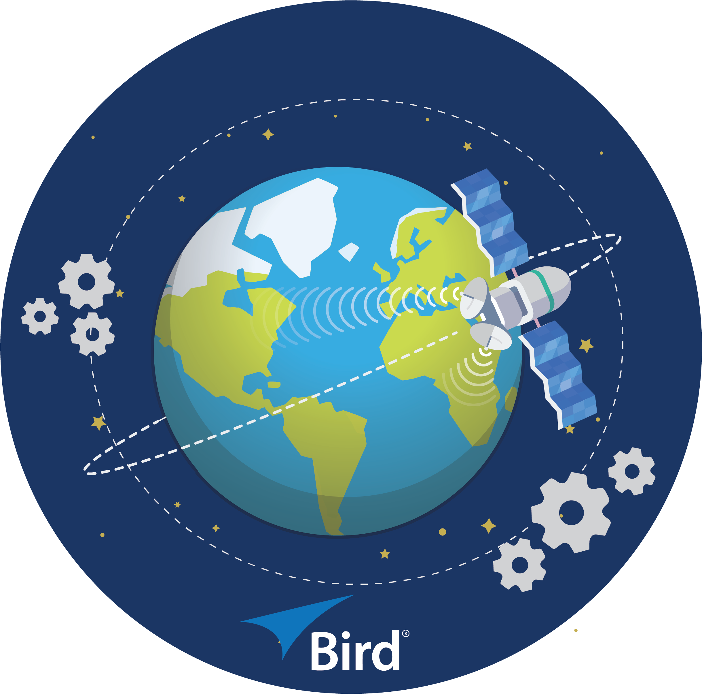Agile For Hardware At Bird Technologies - Satellite (2563x2406), Png Download