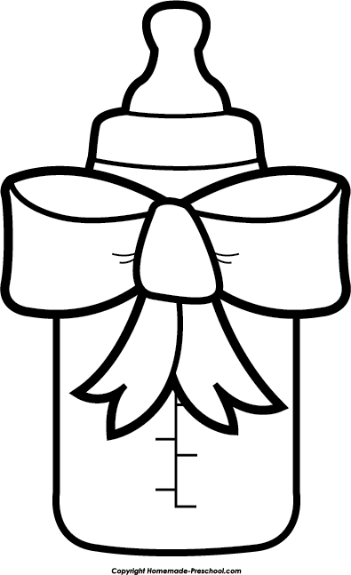 Black Clipart Baby Shower - Baby Shower Clip Art Boy (395x647), Png Download