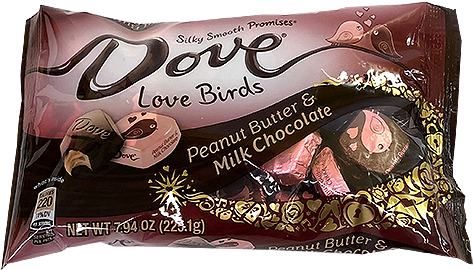 Dove Promises Love Birds Peanut Butter & Milk Chocolate - Dove Peanut Butter & Milk Chocolate, Love Birds (500x500), Png Download