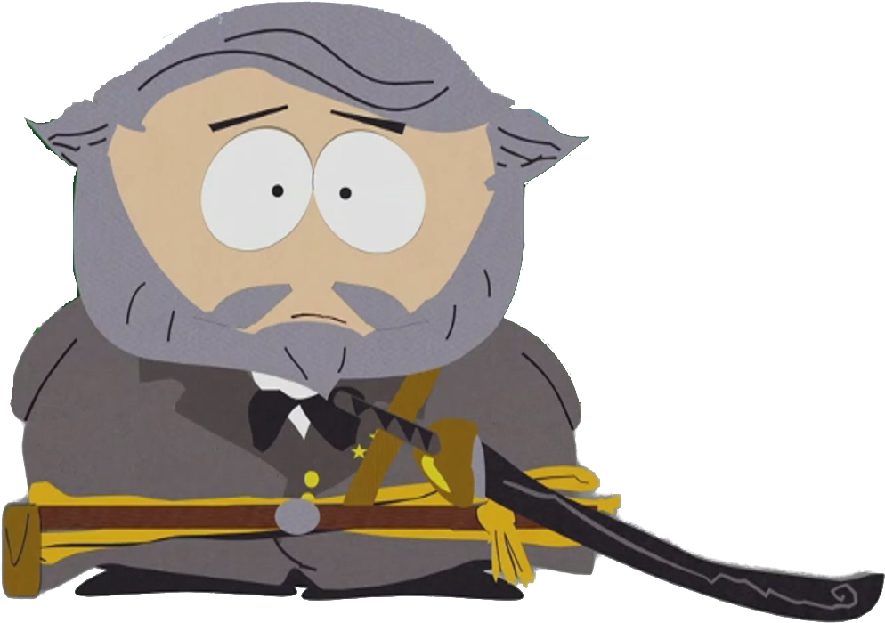 Robert E Lee Cartman - Cartman For The Confederacy (1038x732), Png Download