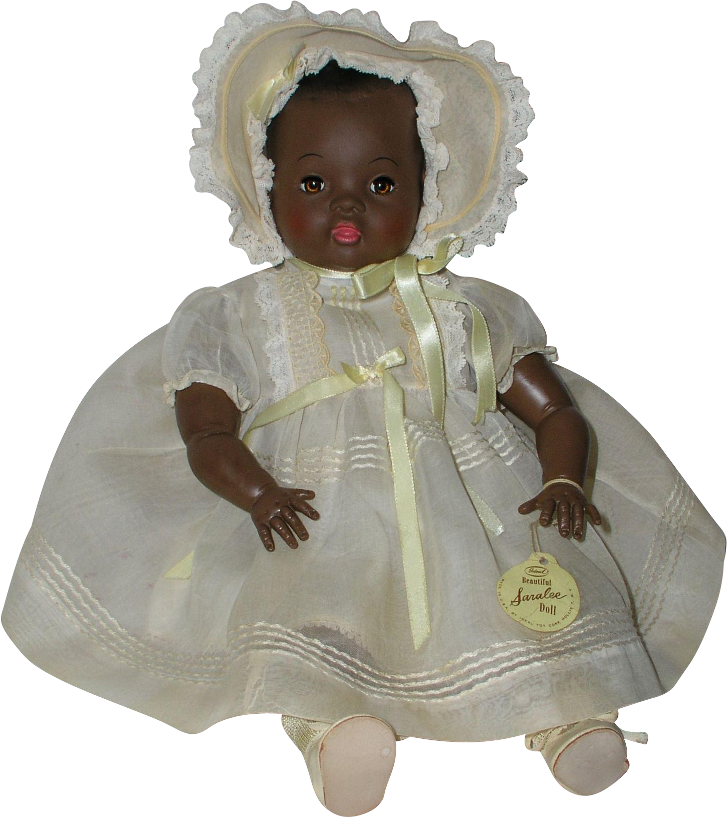 Rare Vintage 1952 Ideal Black Saralee Sara Lee Doll - Doll (1630x1630), Png Download