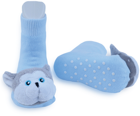 Jlb73 15, Baby Wolf Rattle Sock - Stuffed Toy (498x498), Png Download