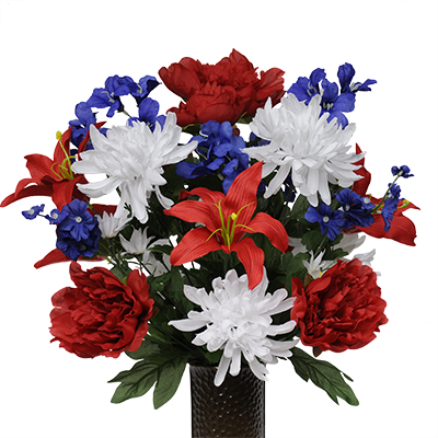 Silk Flowers - Heavens Maid - Bouquet (400x400), Png Download