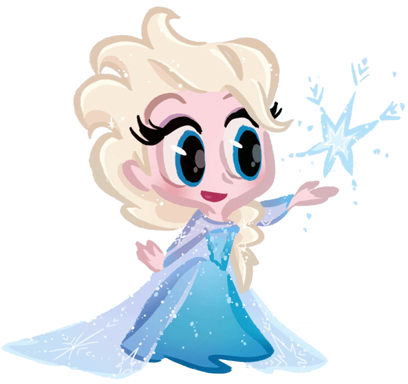 Elsa Clip Art - Imagenes De Frozen En Caricatura (600x565), Png Download