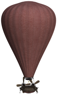 Hot Air Balloon Aircraft Balloon Airship F - Balloon (453x340), Png Download