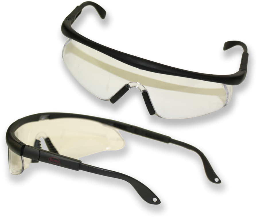 Boss® Side Shields Safety Glasses Clear Lens - Lens (1200x800), Png Download
