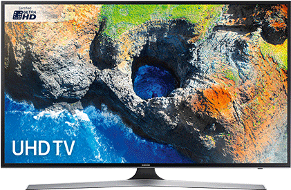 Samsung Ue40mu6120kxxu 4k Ultra Hdtv Smart Review Image - Samsung Mu6100 65 Inch (450x450), Png Download