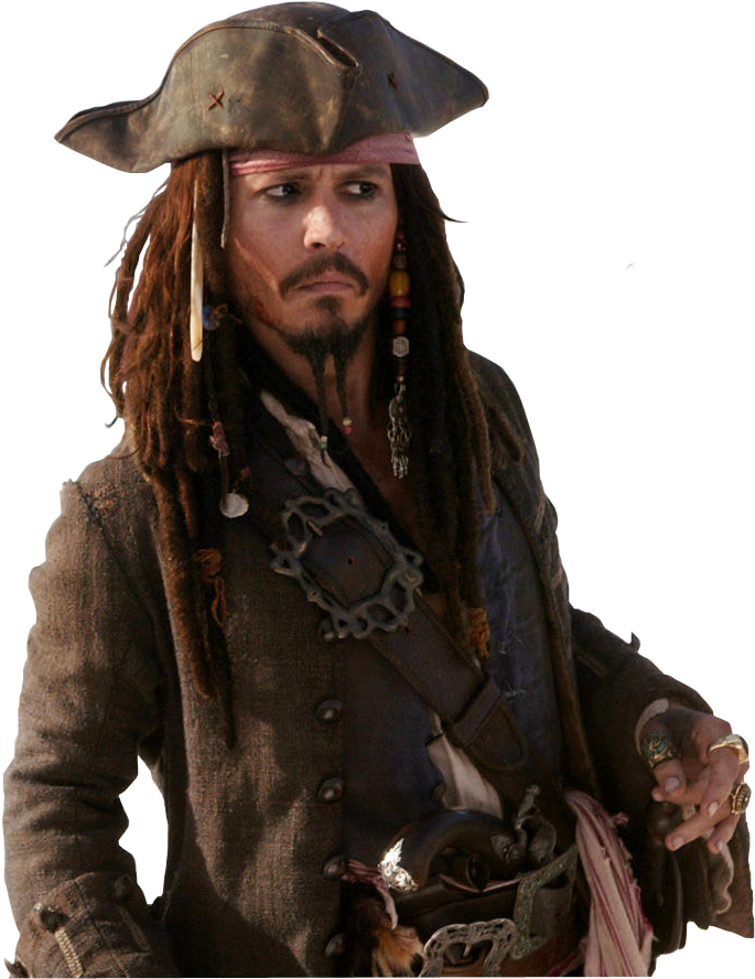 Captain Jack Sparrow Png (836x931), Png Download