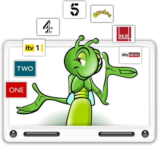 Watch Tv - Cricket On The Hearth (english Edition) (515x475), Png Download