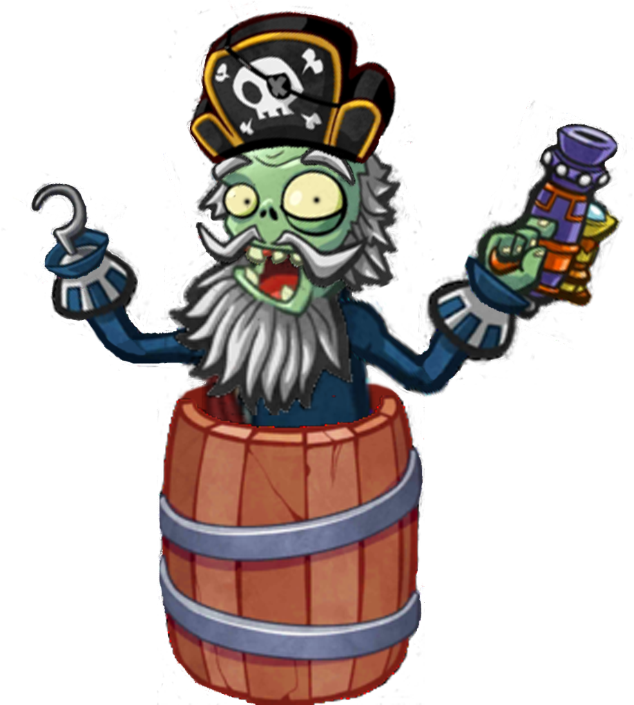 Captain Deadly-beard - Cartoon (918x1068), Png Download