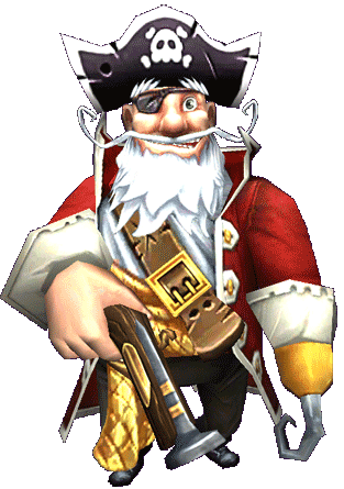 Pirate101 Boochbeard (313x445), Png Download
