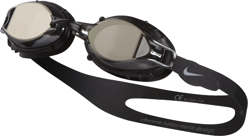 Nike Chrome Mirror Kids' Swim Goggles - Spencer Glacier (1000x1000), Png Download