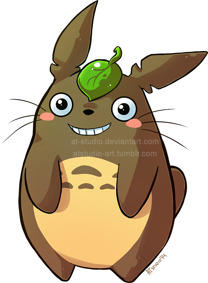 Graphics For Totoro Png Graphics - Chibis Totoro (675x916), Png Download