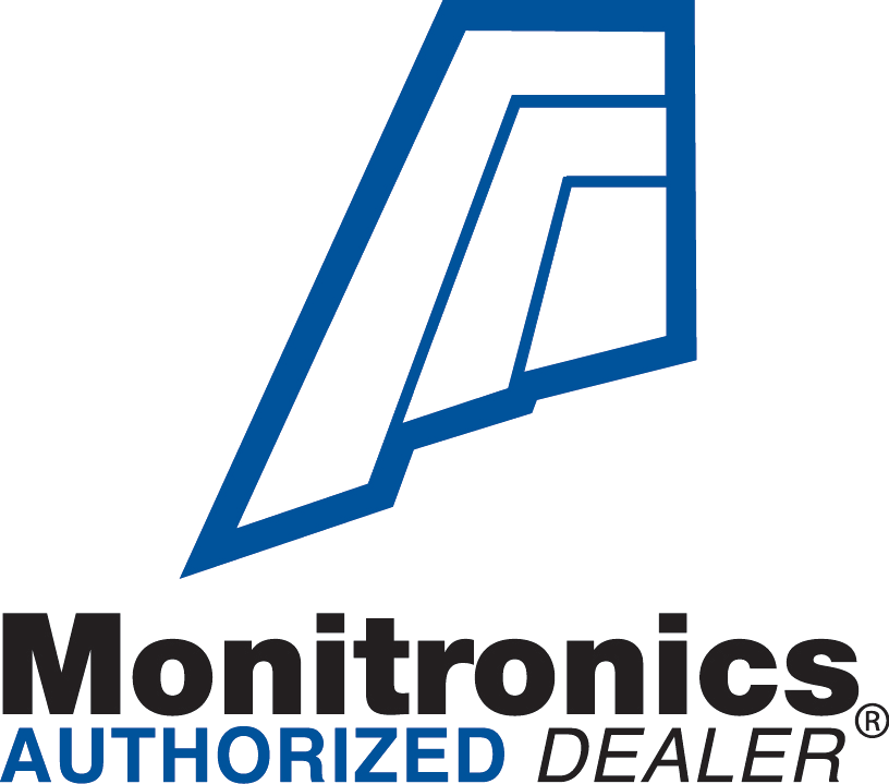 Vertical Authorized Dealer Logo No Back - Monitronics Authorized Dealer (816x719), Png Download