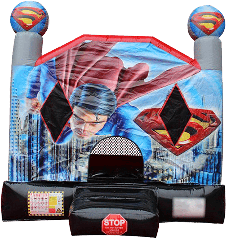 Superman Bouncy Castle - Inflatable Castle (500x500), Png Download
