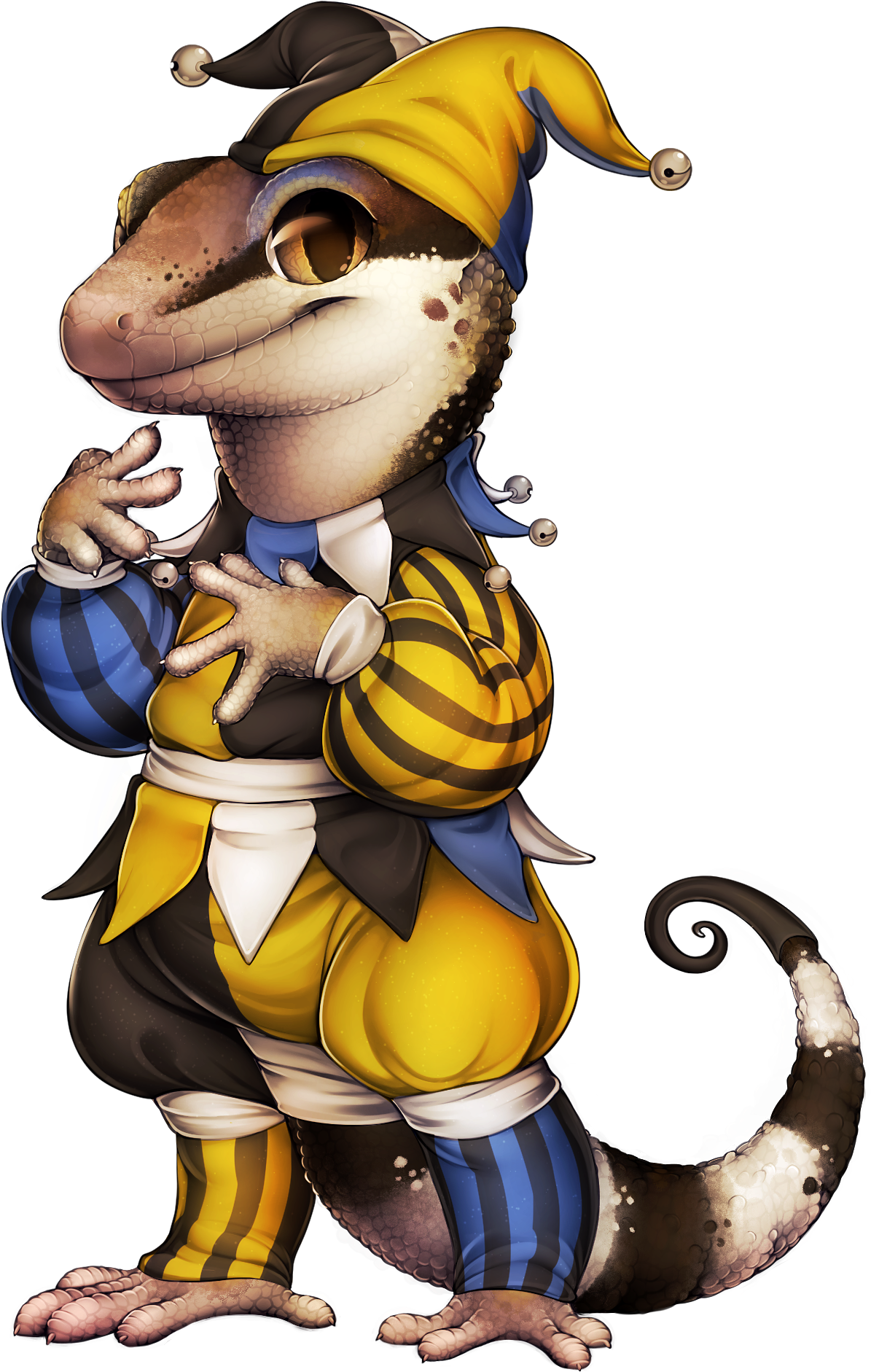 Gecko Joker - Portable Network Graphics (1298x1967), Png Download