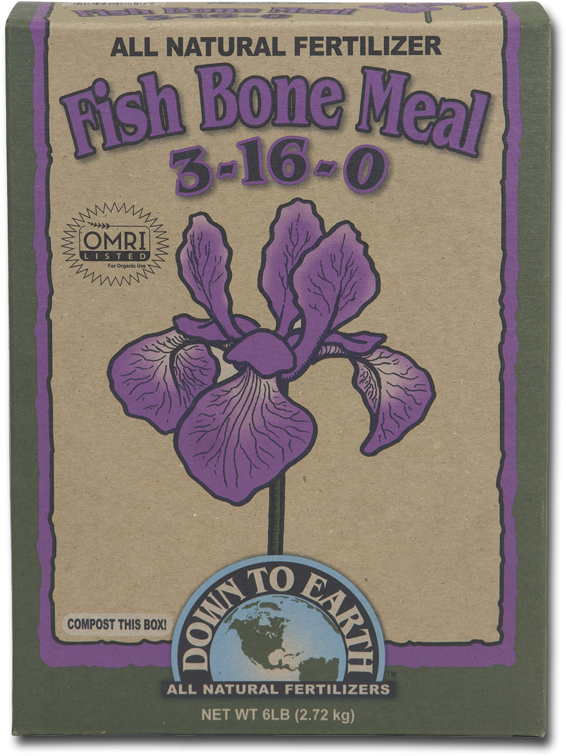 Related Products - Down To Earth 6-pound Fish Bone Meal 7823 (1800x1800), Png Download
