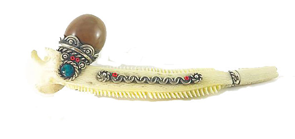 Handmade Peruvian Fish Bone With Huayduro - Body Jewelry (600x288), Png Download