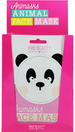 Mad Beauty Animal Face Mask - Animal Sheet Masks - Panda - Panda (736x460), Png Download