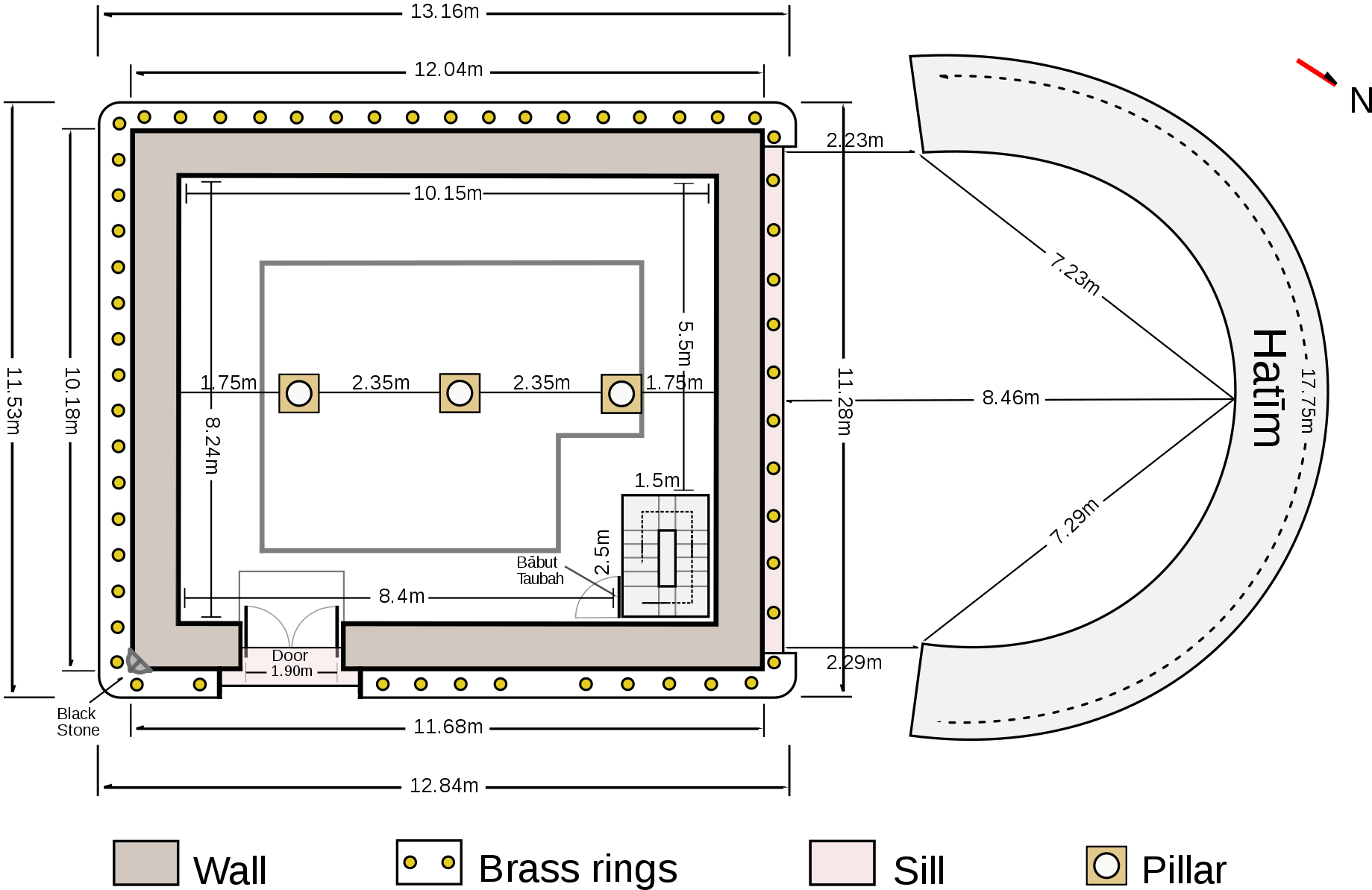 Open - Kaaba Layout (2000x1333), Png Download