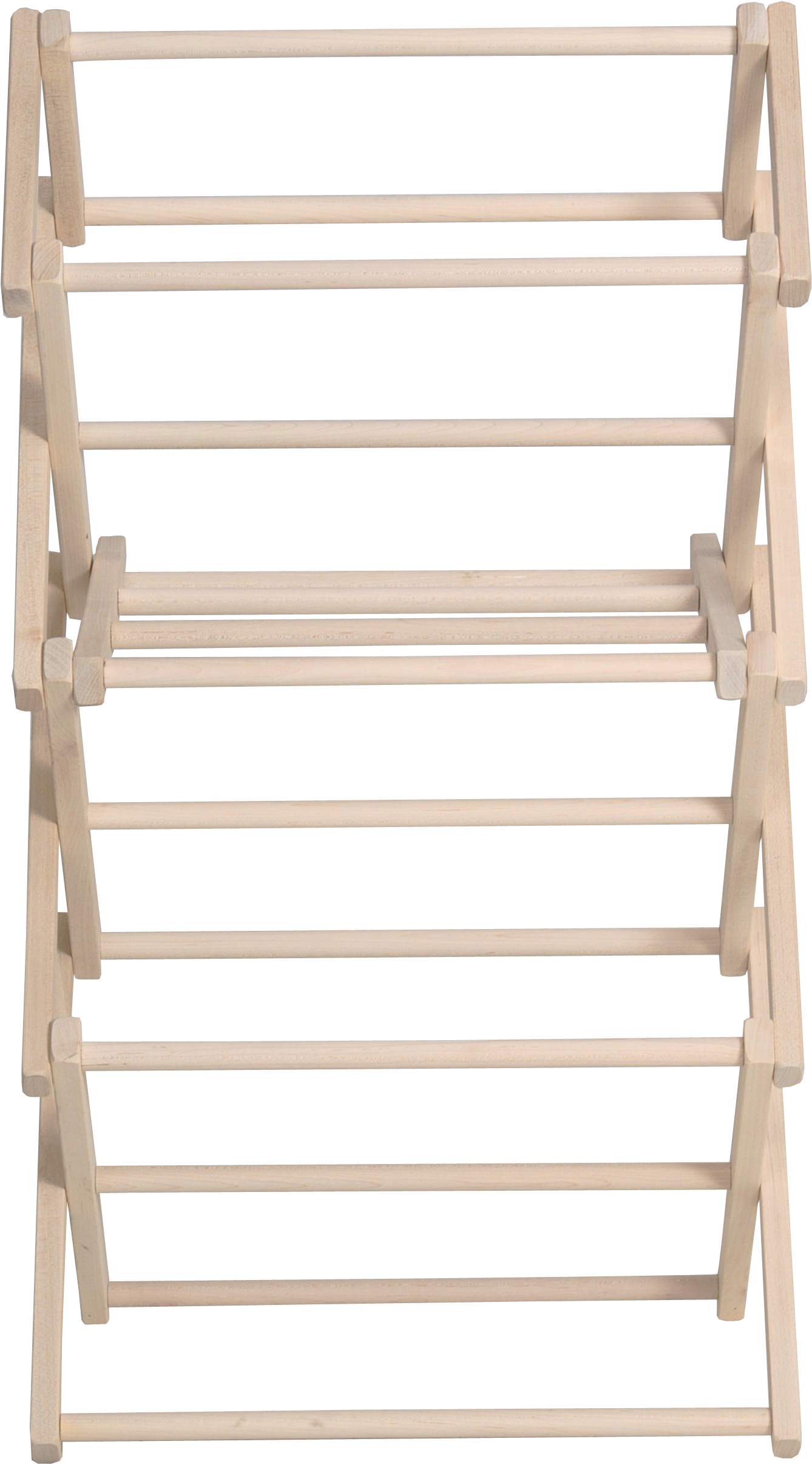 Small Wooden Clothes Drying Rack Heavy Duty 100% Hardwood (2400x3000), Png Download