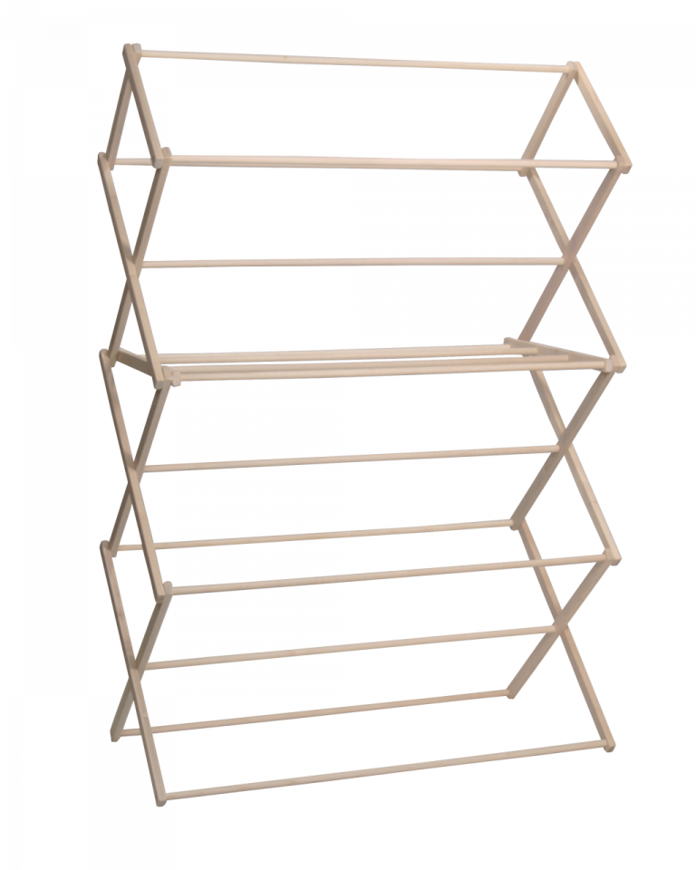 Wooden Clothes Drying Rack Lovely Pennsylvania Woodworks - Cowan's Wood Specialties Wooden Clothes Drying Rack, (768x960), Png Download