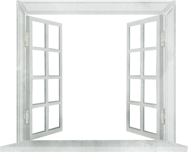 Window - Frames Winter Windows Png (640x518), Png Download