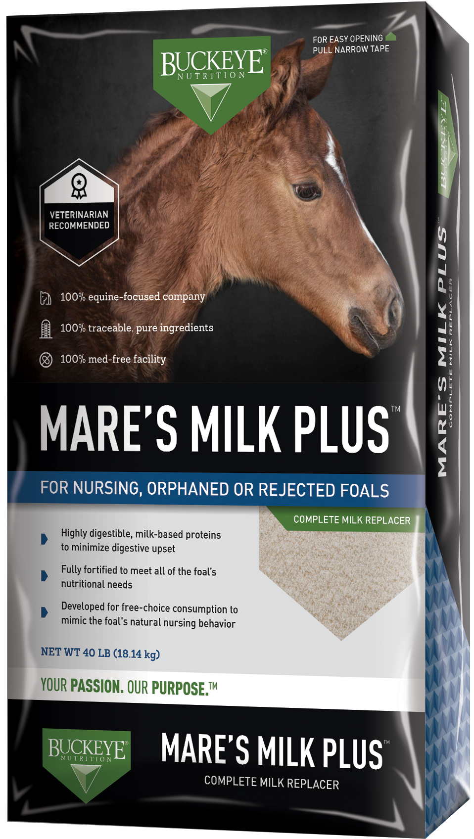 Mare's Milk Plus™ Powdered Milk Replacer - Mare's Milk (1126x1800), Png Download