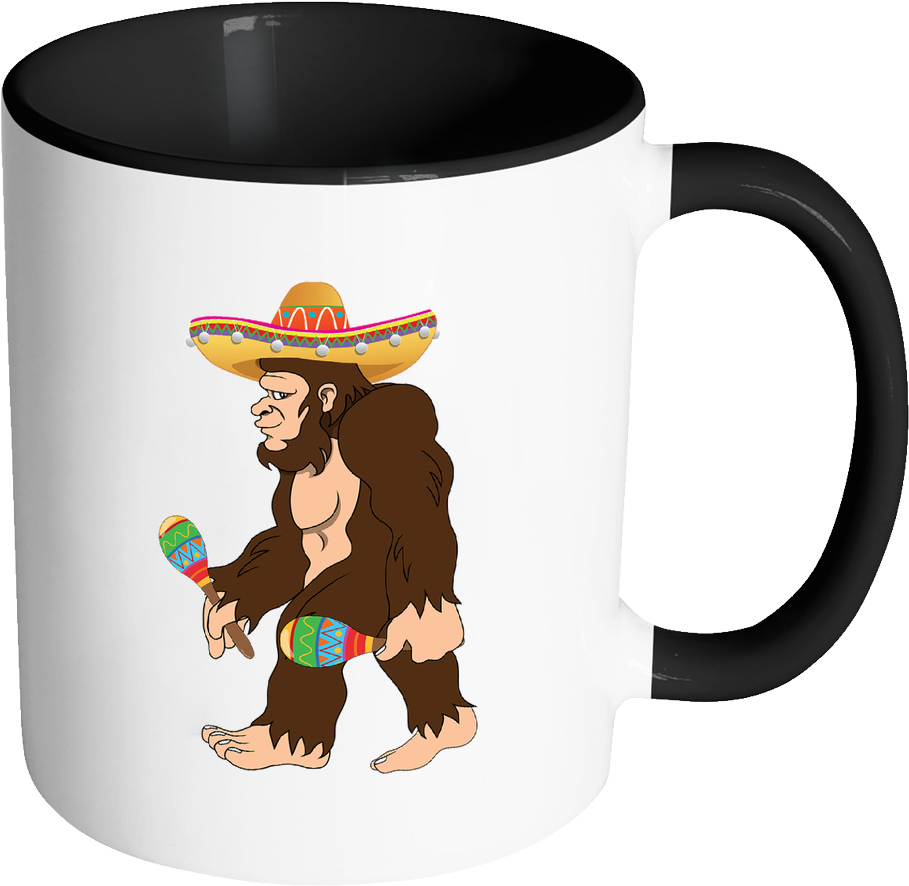 Bigfoot Maracas Sombrero - Birthday Cup For Wife (1024x1024), Png Download