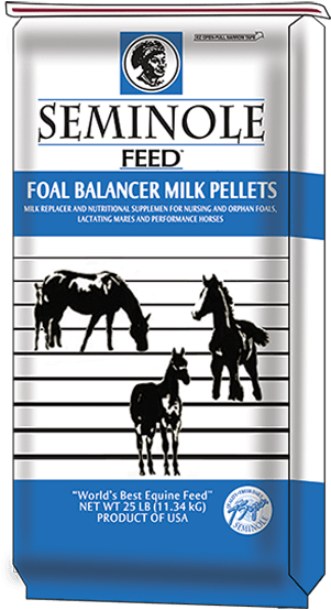 Seminole Feedⓡ Foal - Feed Horse Mare And Foals (300x600), Png Download