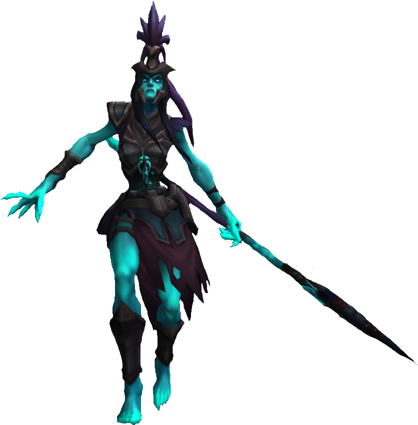 Willbachbakal/ Kalista, The Spear Of Vengeance - Kalista League Of Legends (848x870), Png Download
