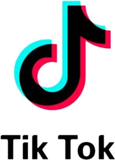 Tik Tok Logo Png Transparent Background Video Sharing - Tik Tok (401x563), Png Download