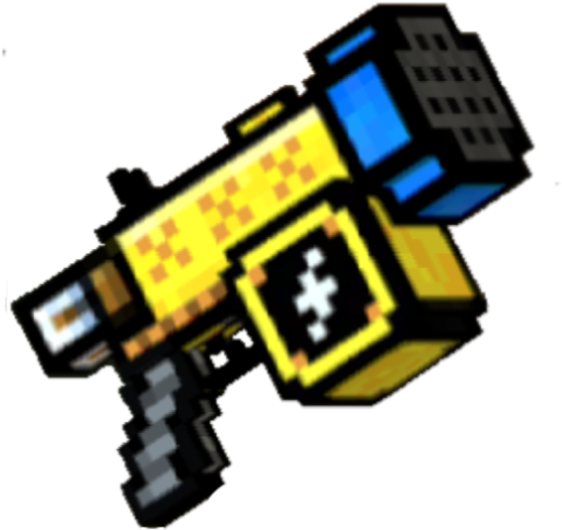 Sparkly Blaster - Pixel Gun 3d: Survival Shooter & Battle Royale (605x640), Png Download