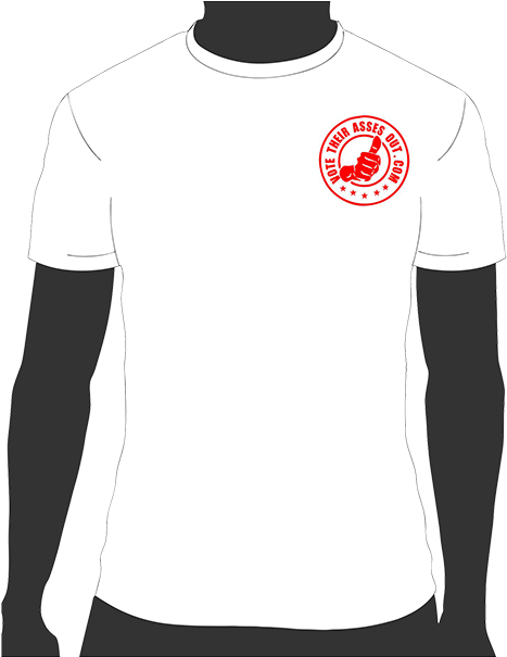 White T-shirt - T-shirt (500x604), Png Download