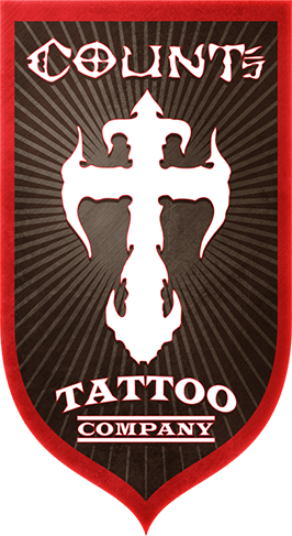 Count's Tattoo Company - Counts Kustoms Tattoo (266x487), Png Download