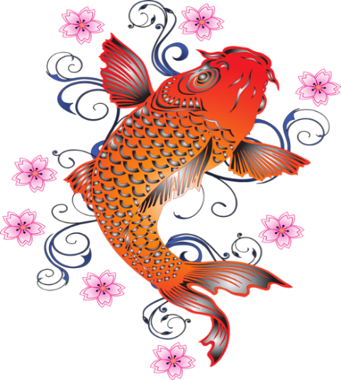 The Dragon Is A Very Popular And Deep Symbol Of The - รูปภาพ ปลา คา ร์ ฟ (481x536), Png Download