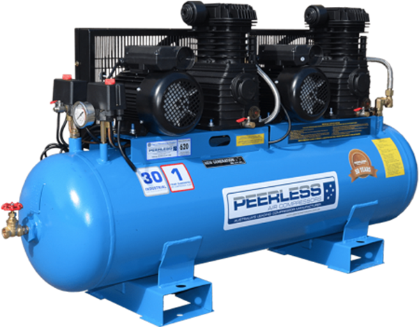 Peerless Air Compressor Single Phase Twin Pump Pt30 - Peerless P17 Fatboy Compressor - 00380 (800x800), Png Download