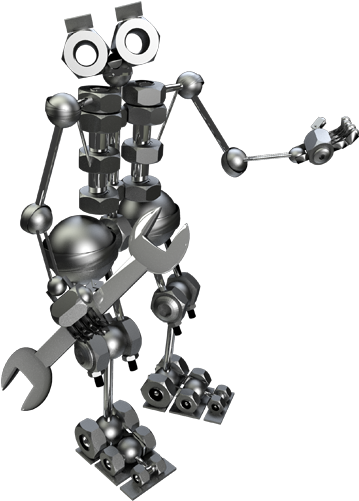 Please Contact Us With Any Requirement - Nut And Bolt Man (400x500), Png Download