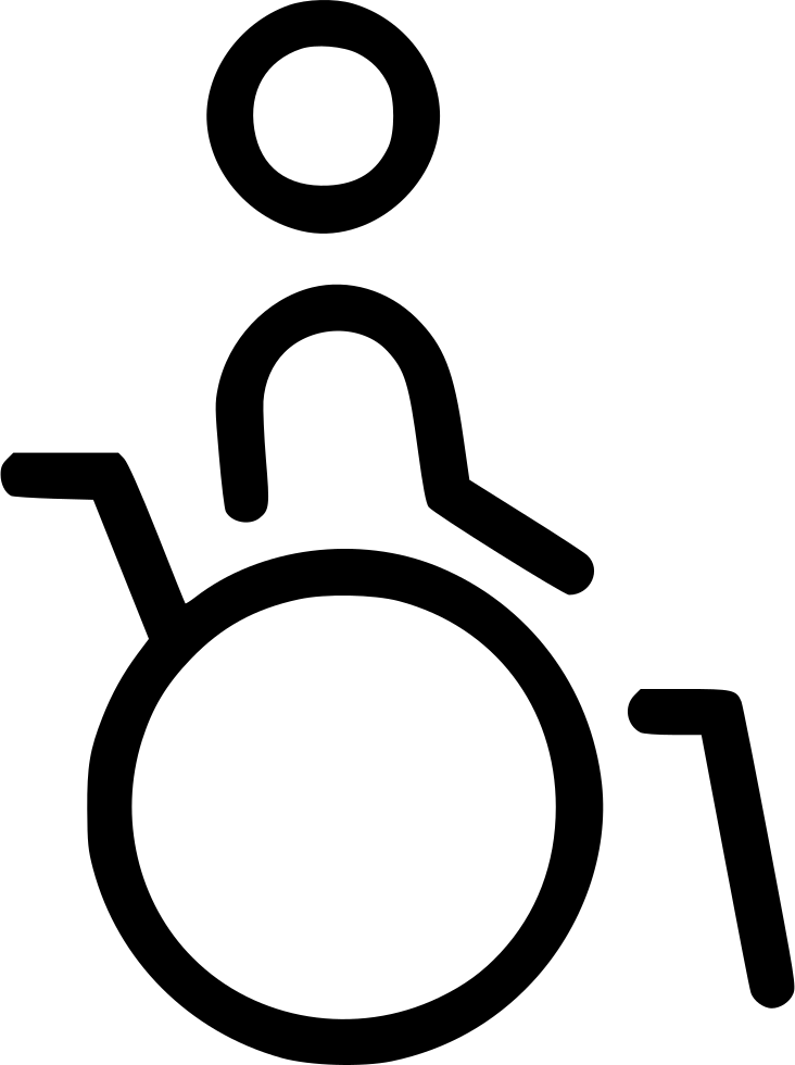 Handicapped Comments - Wheelchair (732x980), Png Download