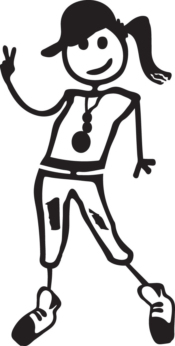 My Wordpress Blog - Stick Figure Hip Hop (607x1200), Png Download
