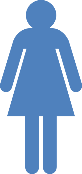 Male And Female Toilet Signs (282x598), Png Download